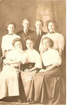 old photo of a group of teachers