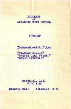 playbill from 1941